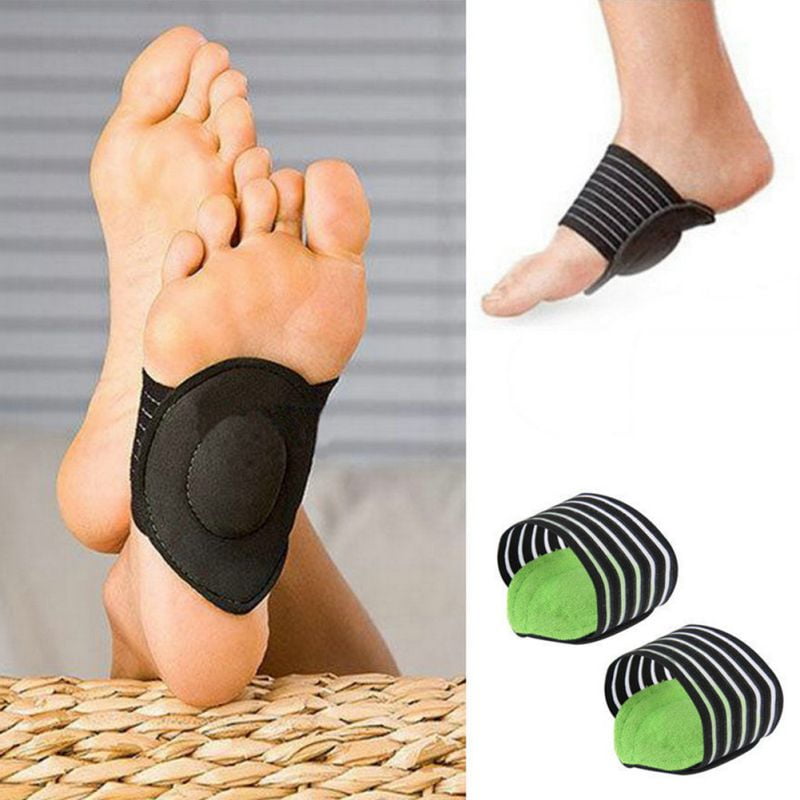 1 Pair/Set Orthotic Silicone Brace Feet Arch Support Flat Foot Orthotic Support Wrap Fasciitis Compression Foot Sleeves with Footwear Insoles Cushions for Men & Women Arch Support Insoles