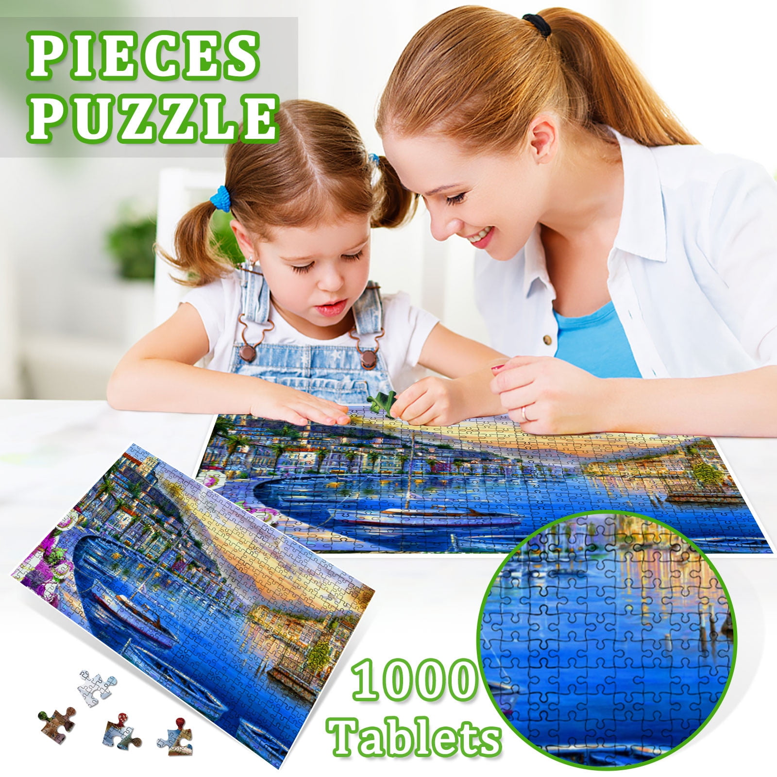 1000 Piece Jigsaw Puzzle Art Kids Adult Learning Education Toy Gift 