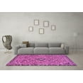 thumbnail image 3 of Ahgly Company Indoor Rectangle Abstract Pink Modern Area Rugs, 4' x 6', 3 of 4