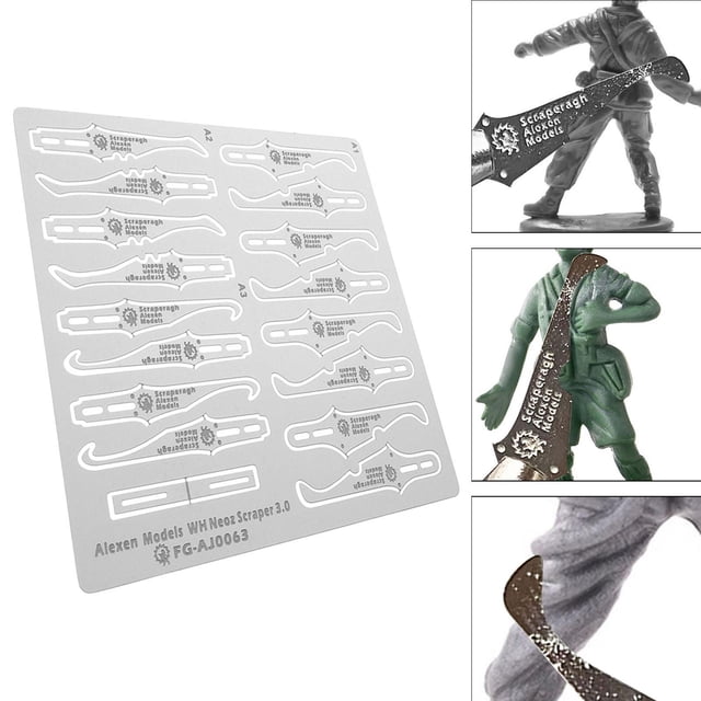 Espátula Multiusos Para Modelismo Y Acabado De Metal.