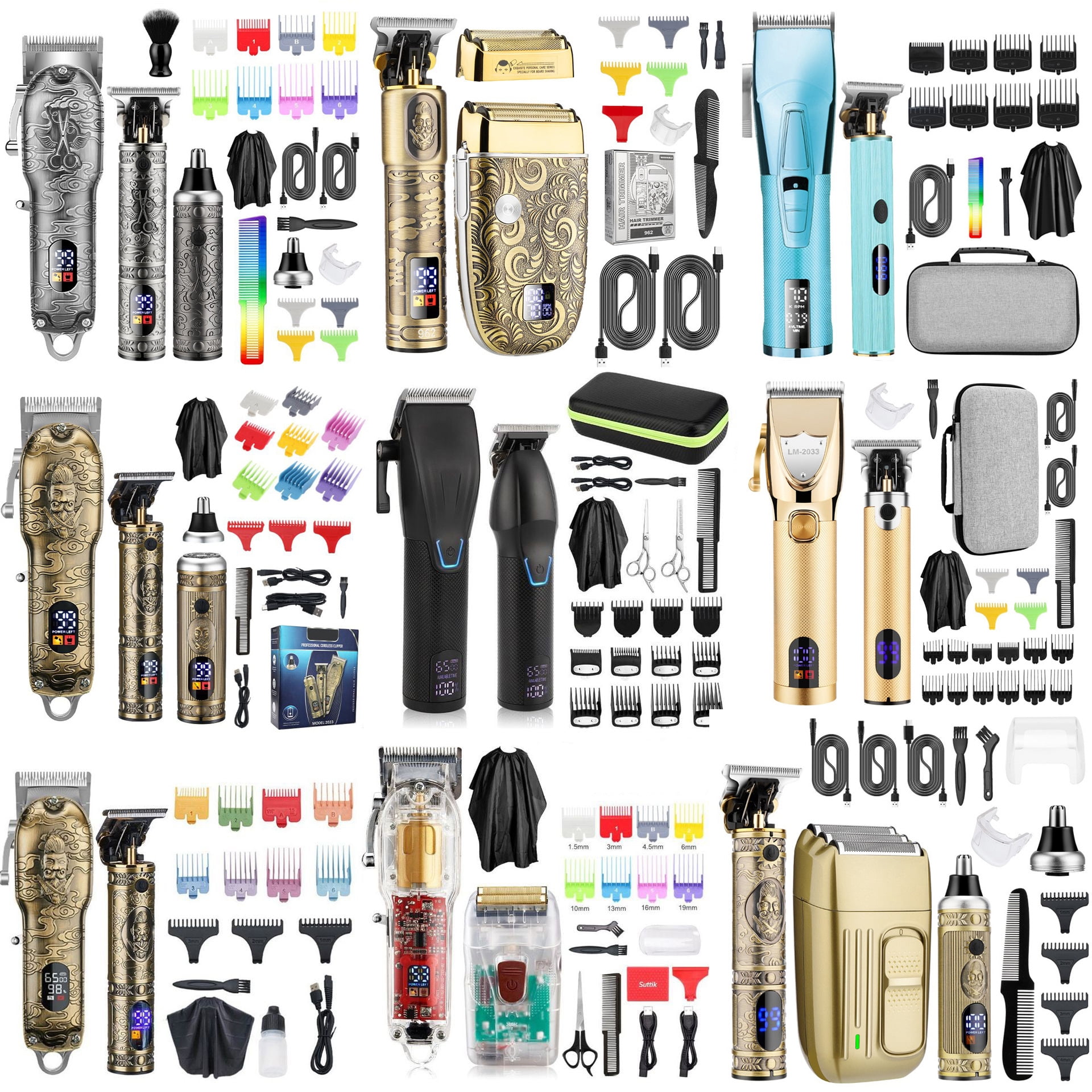 ◉2点セット‼️ TRIMMERS USA製　MOTOSCAPER Supreme Trimmer Pro Clipper Lite | 210 Min Run Time