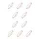 thumbnail image 1 of Minnieouse extensible extensible Estilo simple Joyería de moda Adorno corporal Regalos perfectos románticos Buenos accesorios oro rosa abierto 10piezas, 1 of 6