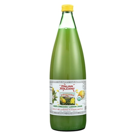 Volcano Bursts Organic Juice - Lemon - Case of 6 - 33.8 Fl (Best Way To Make A Volcano)