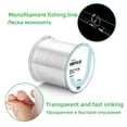 thumbnail image 4 of Ligne de Pêche en Nylon Super Résistant 500M Monofilament Durable pour Mer/eau Douce Diamètre 0.10mm à 0.47mm Matériel de Pêche Rouge 0.330MM 16LB, 4 of 6