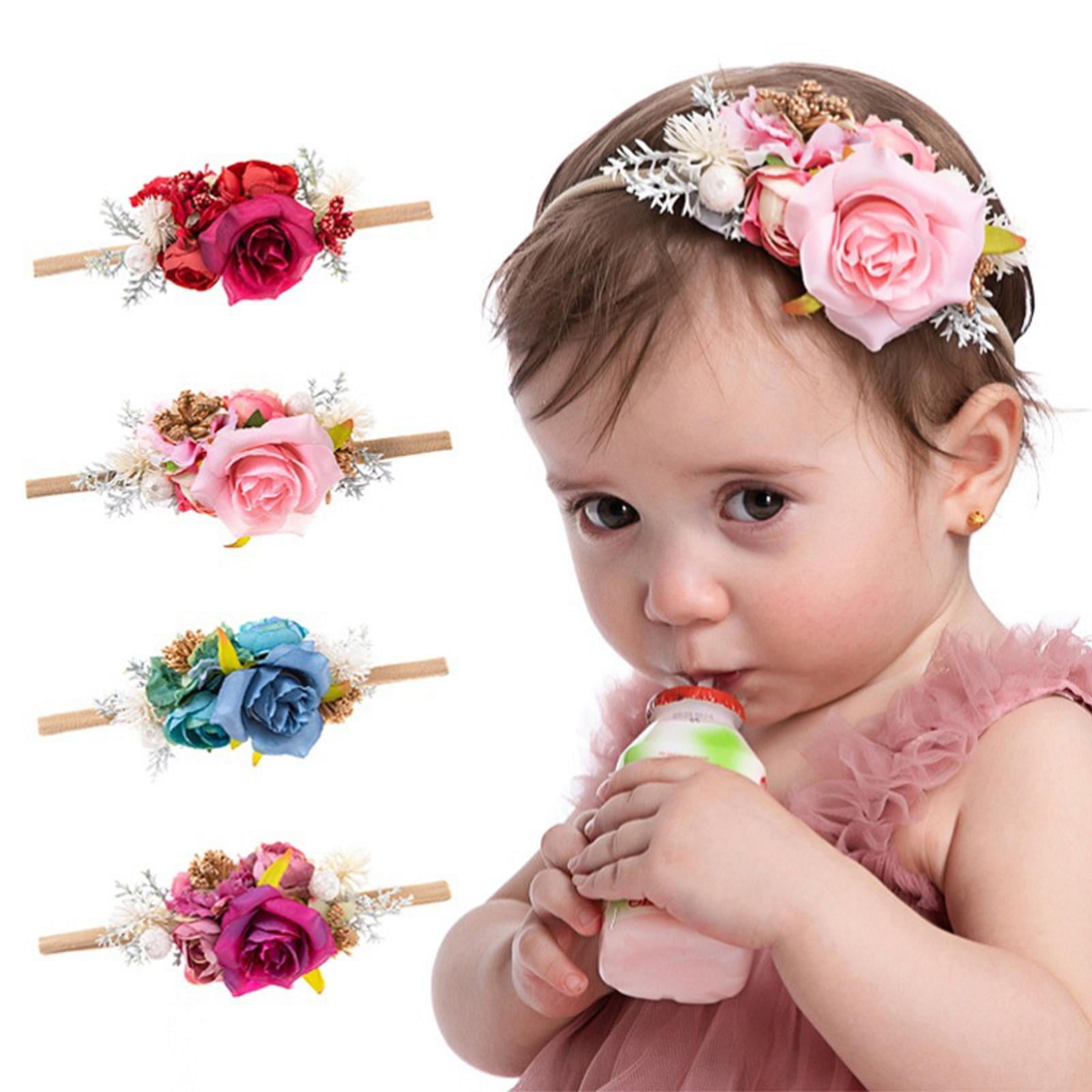 Newborn Flower Headband Accessories Hair Accessories Headbands & Turbans Baby Headbands 