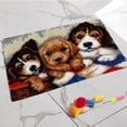 thumbnail image 3 of HLONK DIY Polyester and Cotton Latch Hook Puppies Rug Kits, 3 of 8