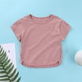 thumbnail image 2 of Miaoju T Shirts for Girls Crew Neck 3d Prints Short Sleeve Tee for Toddler Loose Preppy Tops T Shirt for Boys and Girls, 2 of 7