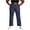 Blue, variant on Tqcoqu Women's Straight Leg Faux Jeans, Stretch Casual High Waisted Stylish Imitation Denim Cargo Pants with Decorative Pockets,Gray,Women's S-XXL