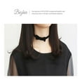 thumbnail image 3 of Gothic Lolita Velvet Choker Collar Clavicle Necklace Fashion Jewelry Black, 3 of 6