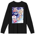 thumbnail image 3 of Kirby Pupupu Marching Men's Black Long Sleeve Tee-XXL, 3 of 3