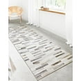 thumbnail image 3 of Loloi Maddox Printed Cowhide Patchwork Ivory / Grey Area Rug, 3 of 7