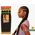 thumbnail image 2 of Sensationnel African Collection Jumbo Braid Pre Stretched X Pression Hair 4x 38” ( 27 Honey 3 Packs ), 2 of 6