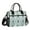 Bluish White Block, variant on Lunch Bag Insulated Lunch Box Leakproof Reusable Cooler Tote Adjustable Shoulder Strap for Men Women Green Block 9L