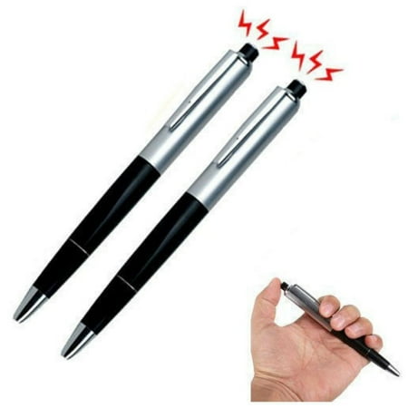 Shocking Gag Gifts New Look Shocking Electric Shock Novelty Metal Pen Prank Trick Joke Gag Funny Gift 2 Pieces ()