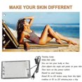 thumbnail image 5 of Sun Indoor Tanning Lamp, Tanning Light, Portable Tanning Light, 45w,196leds, Complete Blue Tanning Lamps For Face And Body, Body And Face Tanning-Good, 5 of 5