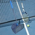 thumbnail image 1 of OUNONA Recogebolas Telescópico Para Tenis Con Mango Ajustable De Inoxidable Y ABS Azul, 1 of 6