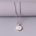 thumbnail image 5 of Jacenvly Mother's Day Clearance Daisy Locket Necklace Sunflower Oil Drop Pendant Double Layer Openable Sunflower Necklace Mother's Day Decoration Mother's Day Gifts For Wome/Men, 5 of 5