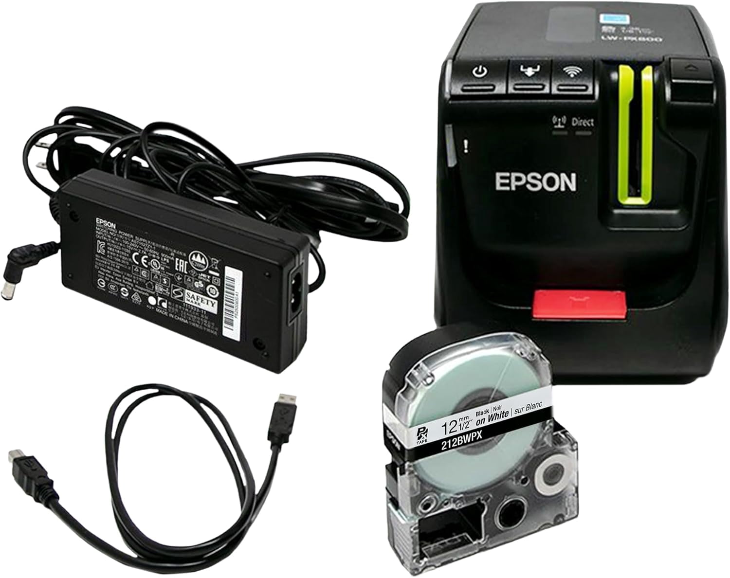 Epson LABELWORKS LW-PX800 Industrial Wireless Label Maker - Desktop Printer, Multiple Tape Types Compatible