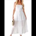 thumbnail image 2 of Vestido de Verano para Mujer, Estilo Bohemio, Informal, con Espalda Descubierta, Bandeau, Volantes y , para Playa L, 2 of 9