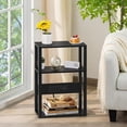 thumbnail image 6 of Joaxswe End Table w/ Charging Station Set of 2, Narrow Side Table for Living Room, Black, 6 of 7