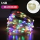 thumbnail image 4 of Guirnalda de luces LED de 7 colores con pilas, alambre de cobre, para Navidad, fiestas, bodas, 4 of 5