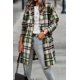 thumbnail image 4 of Abrigo PRETTYGARDEN Shacket Grande de Mezcla de Lana a Cuadros Verde, 4 of 8