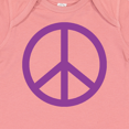 thumbnail image 4 of Inktastic Purple Peace Sign Boys or Girls Baby Bodysuit, 4 of 5