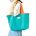 thumbnail image 7 of Large Reusable Tote Bag with Foldable Nylon Design, Waterproof Grocery Tote Bag for Women with Spacious Carry Capacity, Travel Tote Bag for Everyday Use and Gifting, 1 Pack, 7 of 7