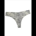 thumbnail image 3 of Ropa Interior de Seda Helada para Mujer, Entrepierna de Algodón, Tiro Bajo, Agradable para la Piel, Color Liso, Talla Grande. Moteado S, 3 of 5