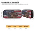 thumbnail image 5 of ZUXONGSY 3D Elk American Flag Print Bookbag with Lunch Box Pencil Case Set for Teen Girls Boys School Backpack Lightweight Preschool Elementary Schoolbags Rucksack Daypack, Pack of 3, 5 of 6