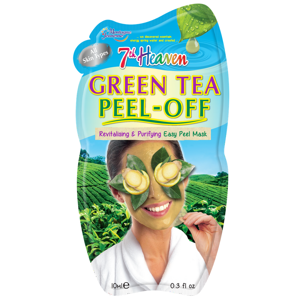 7th Heaven Green Tea PeelOff Face Mask 0.3 fl. oz.