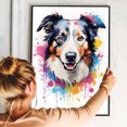 thumbnail image 4 of Border Collie Dog Art - Watercolor Style Wall, Home or Apartment Decor - Sweet Poster Print Gift for Puppy Lovers, Dog Lovers, Women, Girls, Kids, Baby Room, Nursery, 4 of 5