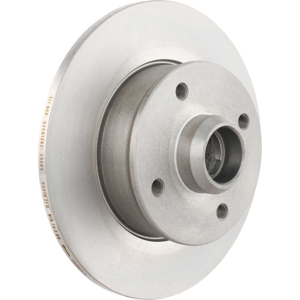 Brembo KT04337 low-met brake pad and standard solid brake disc kit
