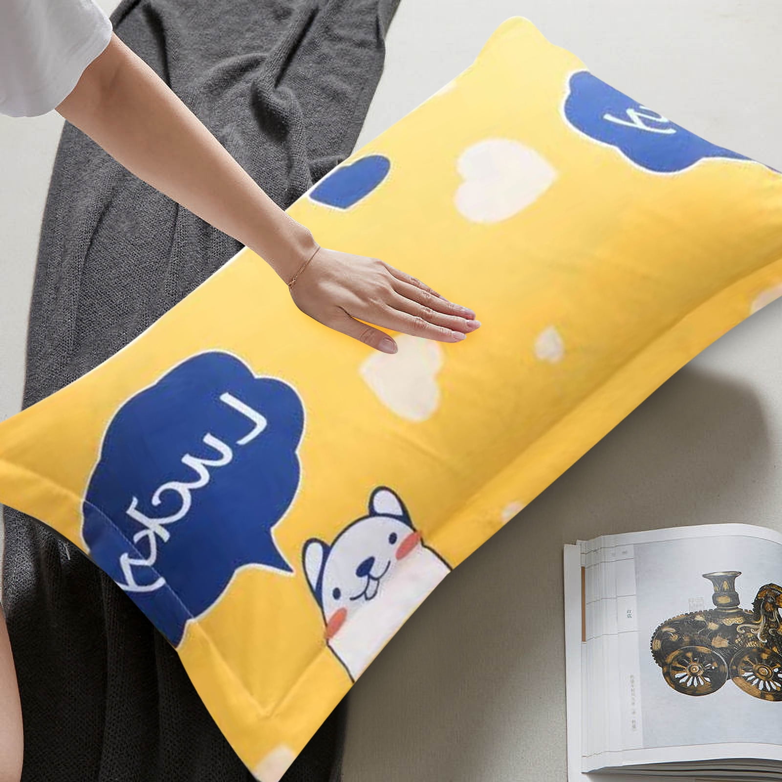 Ultra Flat Pillows for Sleeping Thin, 7D High Support 2.5 inch Height Ultra Thin Pillows,Slim Bed Pillows for Stomach Sleeper,Standard Size -18x26 in