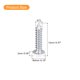 thumbnail image 2 of Tornillos blancos ST2x12mm, tornillos autorroscantes, paquete de 100, tornillos de cabeza plana Phillips para trabajos en madera, 2 of 5
