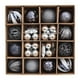 thumbnail image 1 of Adorno navideño de bola, irrompible, decoración para el hogar, accesorios para fotos, colgante navideño Gris, 1 of 9