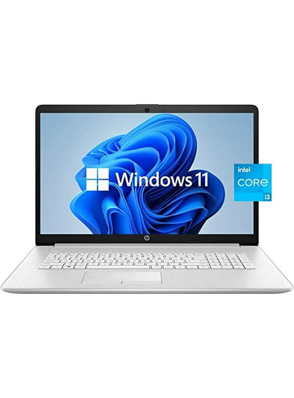 HP 2022 Pavilion 17 Laptop, 17.3In HD+ Anti-Glare Display, 11th Gen Intel Core i3-1115G4, 8GB RAM, 256 GB PCIe SSD, Wireless-AC, Windows 11, Silver (Lasted Model), 17-30.99 inches