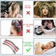 thumbnail image 4 of Sin Marca De Rizador En Caliente Con Rulos Para Dormir Se Pueden Reutilizar Rizos Flexibles (Rosa Roja) 1Pcs Vogacara CE008458-05, 4 of 6