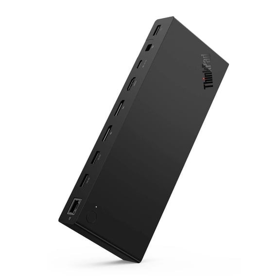 Lenovo ThinkPad USB4 Dock 5000 - for Monitor, Notebook - Charging Capability - 100 W - USB4 - 4 Displays Supported - 4K @ 60Hz, 8K @ 60Hz, 4K @ 144Hz - 3840 x 2160, 7680 x 4320 - 6 x USB Ports - 4 ...