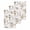 Brown, variant on Brown Grey Floral Spring Kitchen Dish Towels for Drying Dishes Set of 3, Watercolor Botanical Butterfly Waffle Weave Microfiber Hand Tea Bathroom Towels Quick Dry & Absorbent Towel 15.7x23.6