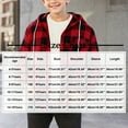 thumbnail image 5 of Favoffer Boys Flannel Shirts Plaid Hooded Button Down Long Sleeve Shirt Fall Winter Clothes Lightweight Shacket Jacket Home Play Outdoor Travle Toddler Big Kid 4-15Y, 5 of 5