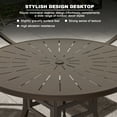 thumbnail image 3 of Mondawe 48" Cast Aluminum Round Dining Table, 3 of 6