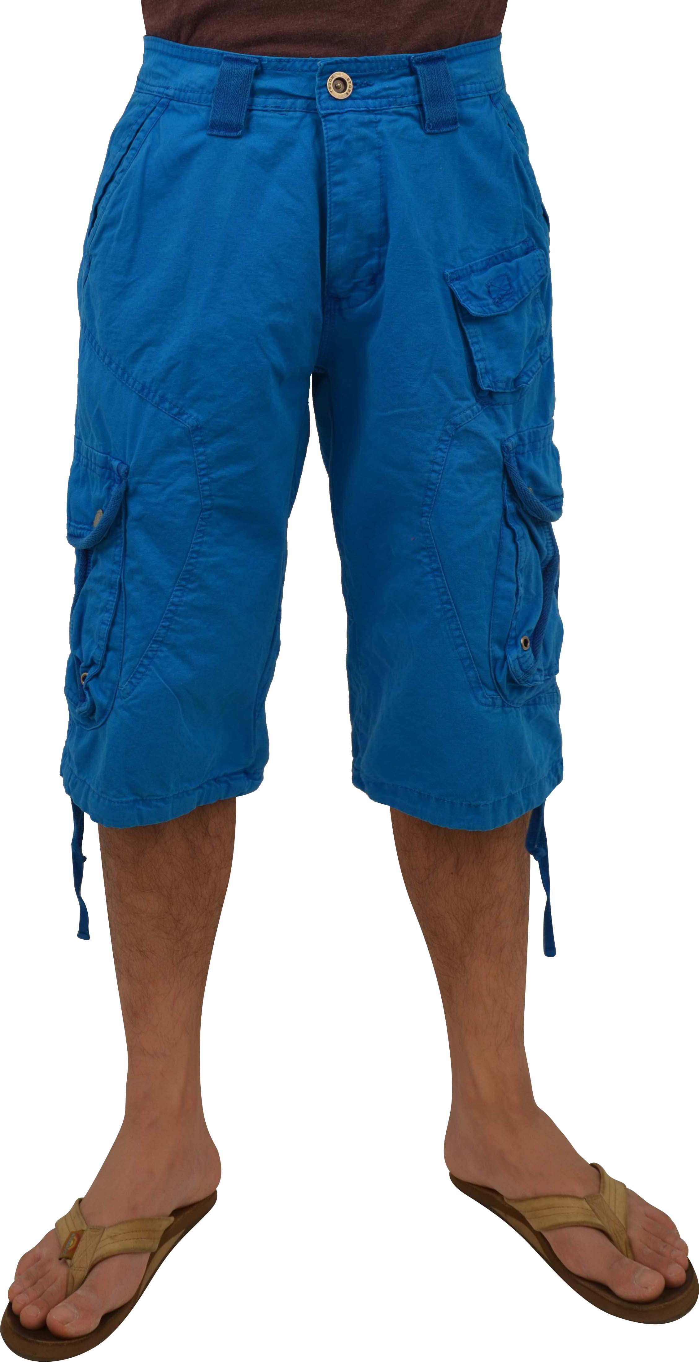 Mens Military Cargo Shorts Blue Color 3112s sizes34