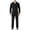 Black, variant on TOPTIE Coverall for Men Long Sleeve, Mechanic Jumpsuit Work Coverall Zip-front, Khaki Coverall