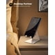 thumbnail image 4 of Soporte para teléfono celular Lamicall, soporte de escritorio para iPhone, plateado, 4 of 7