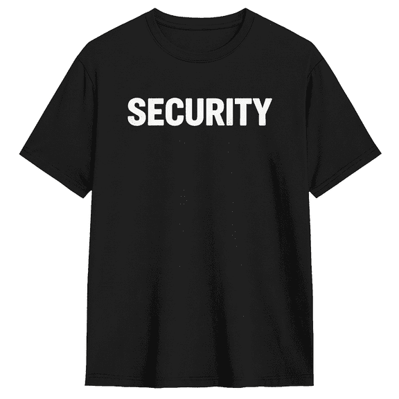 Security Cool Graphic Tee for Men and Women, Fun Party Cotton Short Sleeves T-Shirt
