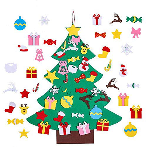 Amosfun Christmas Tree Skirt Elk Snowflake Christmas Tree Bottom Mat Cover Xmas Tree Skirt Holiday Decorations for Christmas Party Favors