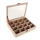 thumbnail image 1 of Caja de Madera para Almacenamiento de Accesorios Sunnimix 16 Compartimientos Caja de joyería de madera, 1 of 7