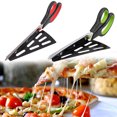 thumbnail image 3 of CAROOTU 1 Pcs Pizza Scissor Cutter Stainless Steel Scissor Cut Pizza with Detachable Spatula, 3 of 6
