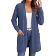 thumbnail image 3 of Fantaslook Cardigan Sweaters for Women Long Sleeve Open Front Cardigan with Pockets Casual Dressy Lightweight Fall Sweaters, 3 of 7